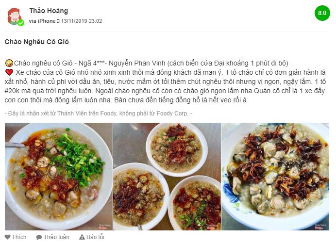 Cháo nghêu cô Gió Hội An - Món ăn vặt xế chiều làm ấm lòng thực khách