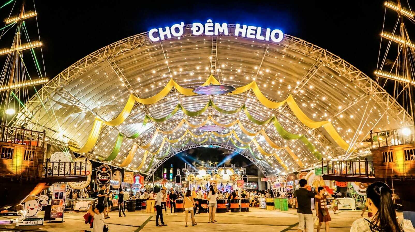 Oanh tạc chợ đêm Helio Đà Nẵng - Tổ hợp mua sắm, ẩm thực về đêm lớn nhất Đà Nẵng